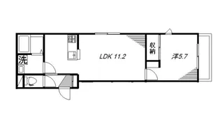 アドニス【2階】の間取り