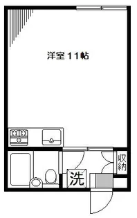 コーポシオン【303号室】の間取り