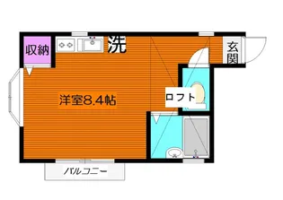 増田コーポ【202号室】の間取り
