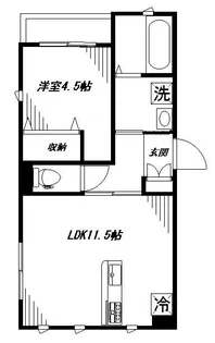 メゾン・サングリエ【303号室】の間取り