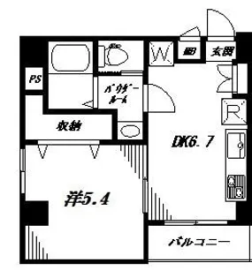 PALAIS DE FLORA【2階】の間取り