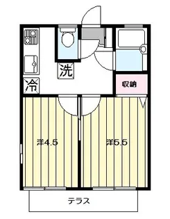 ウイングコート荻窪【101号室】の間取り