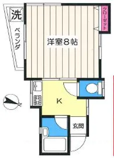 フラット十条【101号室】の間取り