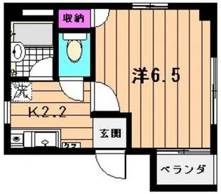 MULAN阿佐ヶ谷【403号室】の間取り
