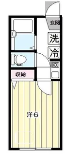 グランコート阿佐谷【203号室】の間取り