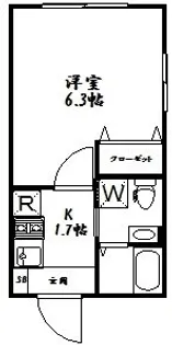 CASA PIAZZA練馬【401号室】の間取り