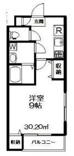 ヴァージナル阿佐谷【205号室】の間取り