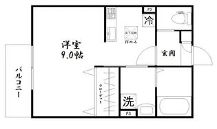エルスタンザ荻窪【303号室】の間取り