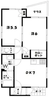 クレッセント【102号室】の間取り