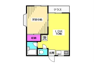 アーバンハイム【105号室】の間取り