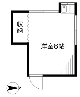 吉野荘【5号室】の間取り