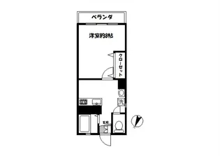 リナス笹塚【304号室】の間取り