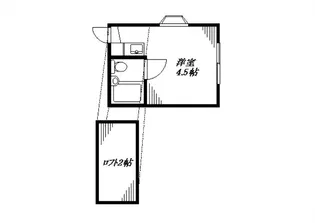 VIP阿佐ヶ谷20【201号室】の間取り