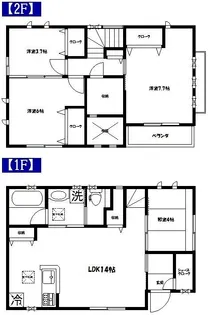 東京都杉並区本天沼1丁目【一戸建】の間取り