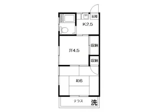ナラハウス【103号室】の間取り
