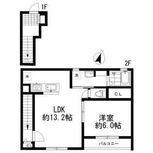 ヴァンベール【2階】の間取り