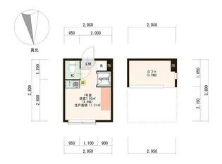 メゾンドオーヴ新高円寺【1階】の間取り