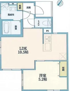 (仮称)杉並区阿佐谷北 新築マンション【3階】の間取り