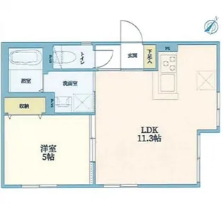 (仮称)杉並区阿佐谷北 新築マンション【2階】の間取り
