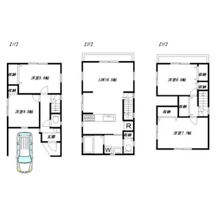 東京都杉並区阿佐谷北2丁目【一戸建】の間取り
