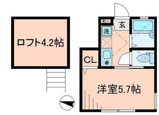 バーミープレイス阿佐ヶ谷II【1階】の間取り