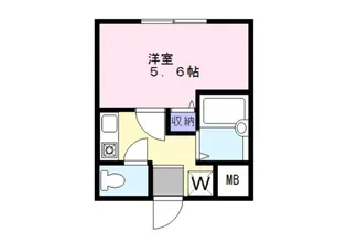 シャイン【201号室】の間取り