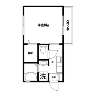 パークヒルズA【101号室】の間取り