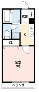 カーサルーチェ【2階】の間取り