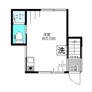 ハウスエターナル【101号室】の間取り