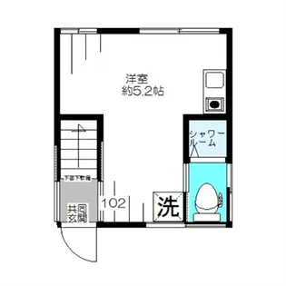 ハウスエターナル【102号室】の間取り