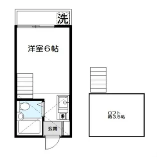 ASAGAYAサンパレス【203号室】の間取り