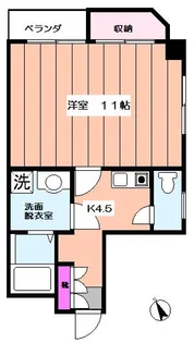 エイトハイツ【201号室】の間取り