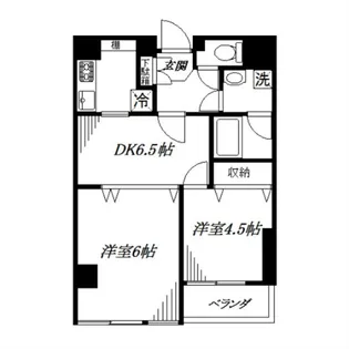 PALWISH武蔵境【203号室】の間取り