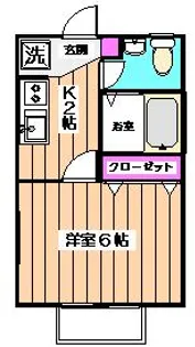 スプランドゥール【102号室】の間取り