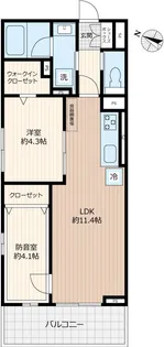 Liberte井草【2階】の間取り