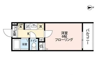 グランクオール野方イーストレジデンス【2階】の間取り