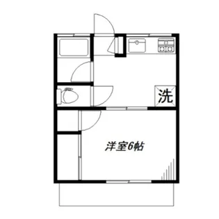 コーポエノモト【102号室】の間取り