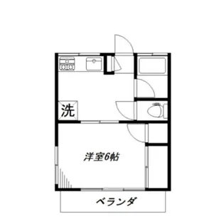 コーポエノモト【203号室】の間取り