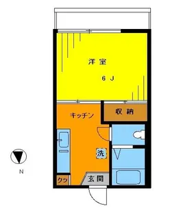 フラワーハイツ【2階】の間取り
