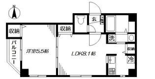Terrace東浅草【202号室】の間取り