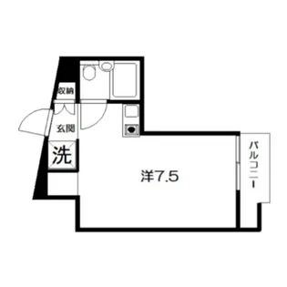 コアクレスト阿佐ヶ谷【403号室】の間取り