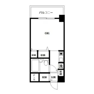 南阿佐ヶ谷シティハウス【708号室】の間取り