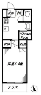 ヨコミゾハイム【1階】の間取り