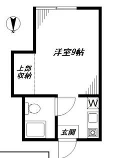 リーシャトー阿佐ヶ谷【202号室】の間取り