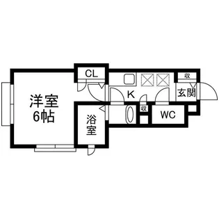 トラストヒルズ【1階】の間取り