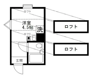 阿佐谷ハイム【201号室】の間取り
