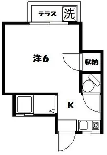 コーポセレーネ【102号室】の間取り