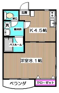 エル・サントノーレ【308号室】の間取り