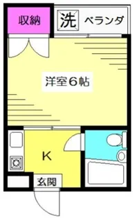 フラット桜台【209号室】の間取り