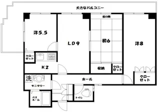 エスペランサイシイ【4階】の間取り